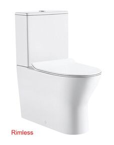 ​Viola Rimless Pan, Dual Button Flush Cistern & Seat