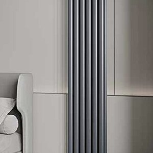 Rond Anthracite Radiator