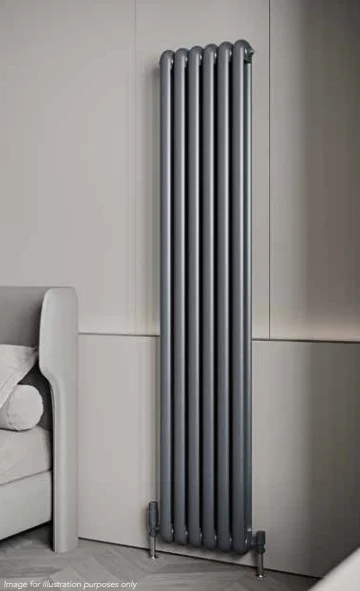 Tile Radiator Rond Anthracite Radiator - SR Bathroom & Tiles
