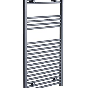 STRAIGHT 1200x500mm Heated Towel Rail Anthracite