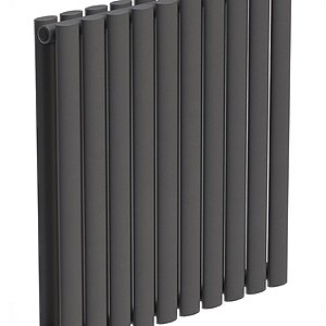 AMURA Designer Radiator Horizontal 600X600mm Double Panel Anthracite