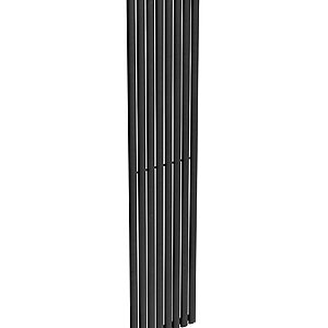 AMURA Designer Radiator Vertical 1800X480mm Single Panel Black