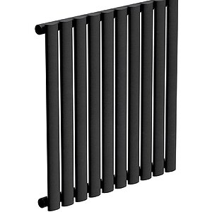 AMURA Designer Radiator Horizontal 600X600mm Single Panel Black