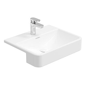 HORIZON 52cm Semi Recessed Washbasin 1TH