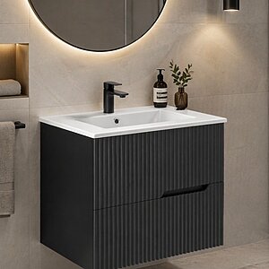 Bijou Lead Grey Range unit with Basin